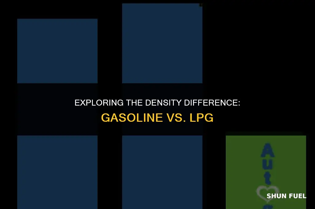 does gasoline weigh more than lpg
