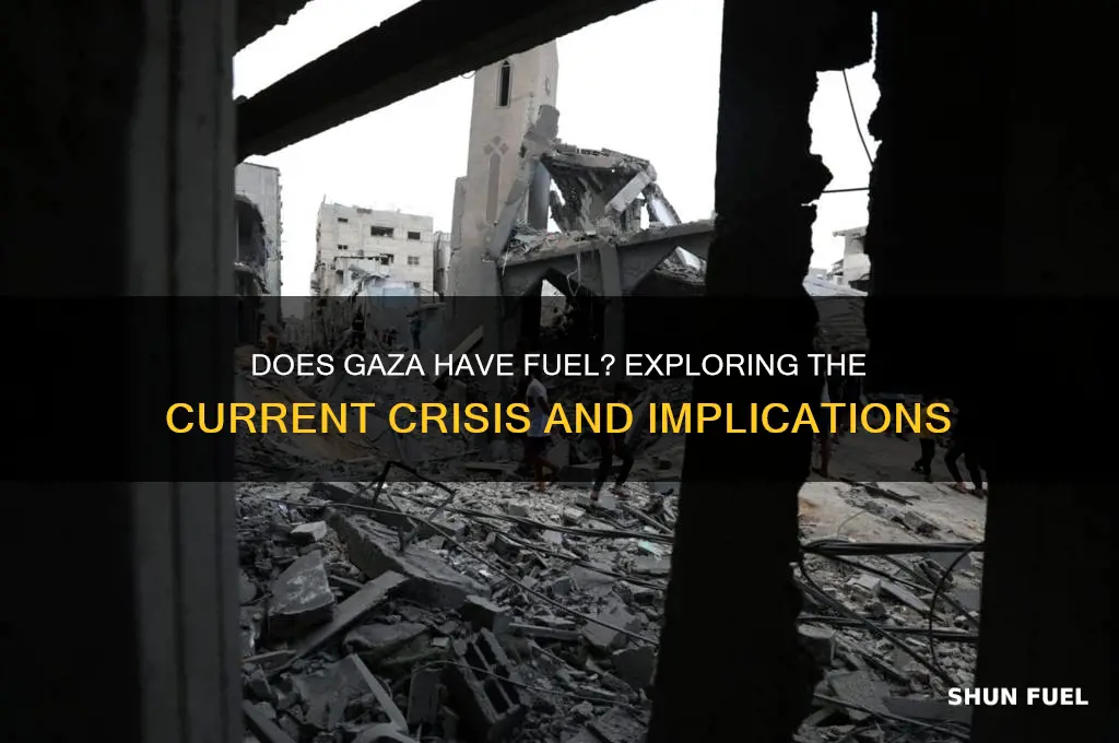 does gaza have fuel