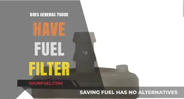 Generac 7500E Fuel Filter: Where is it?