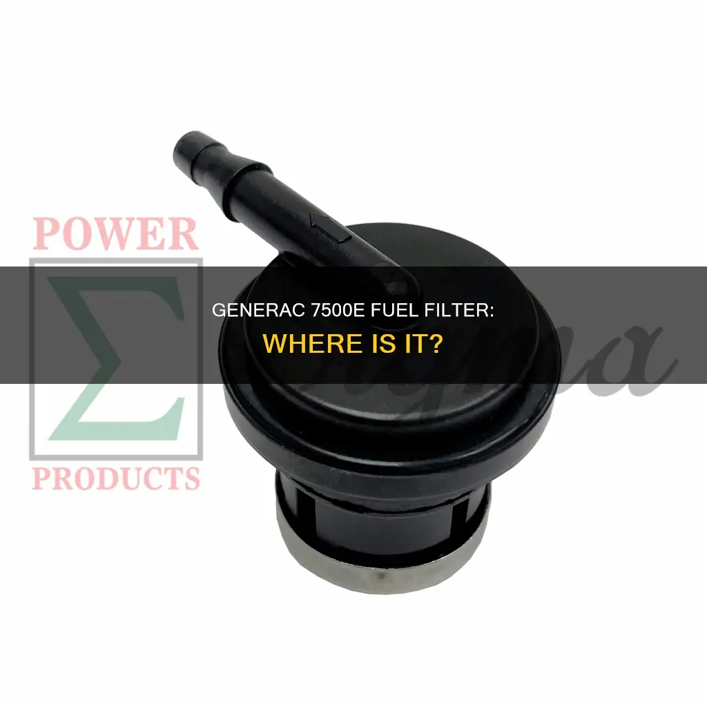 does generac 7500e have fuel filter