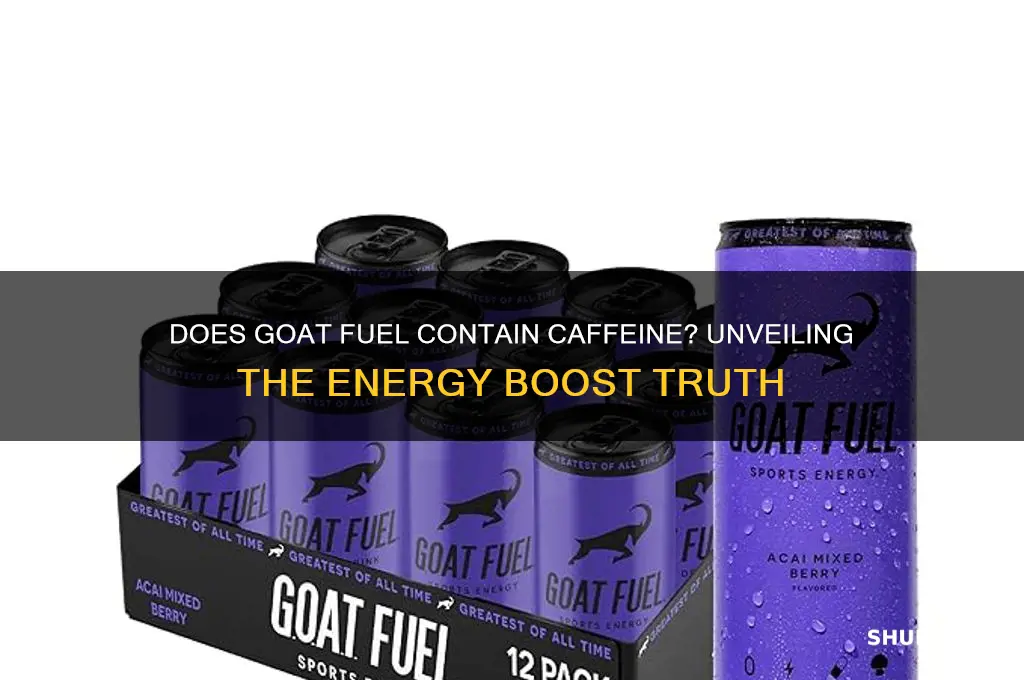 does goat fuel have caffeine