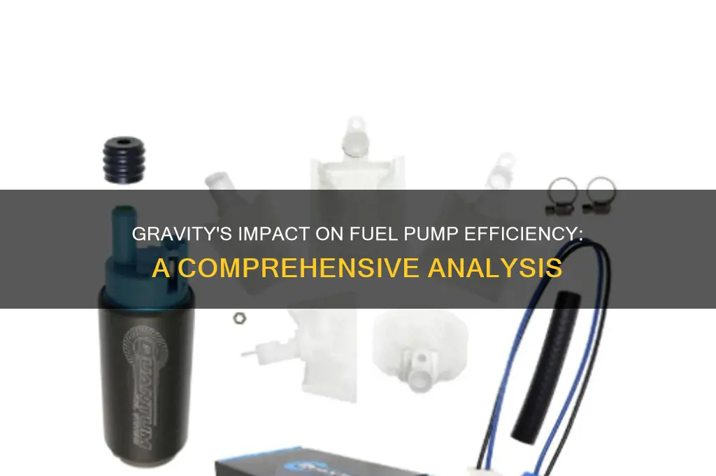 does gravity have an effect on the fuel pump