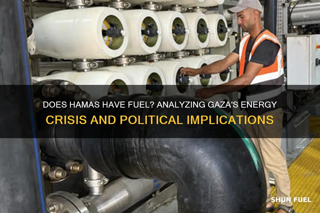 does hamas have fuel