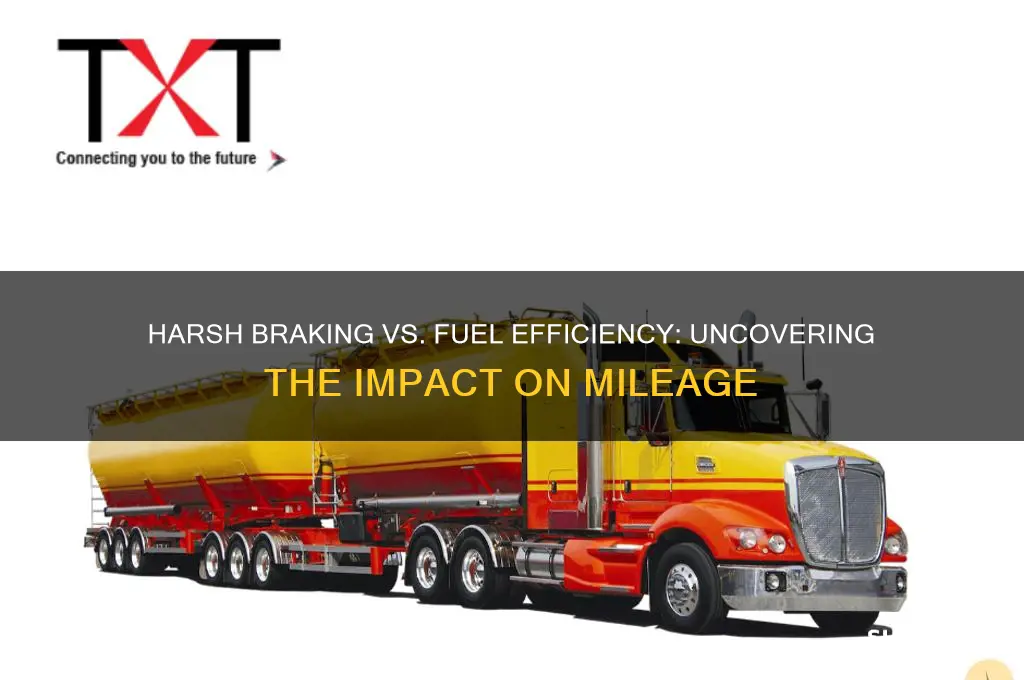 does harsh braking use more fuel
