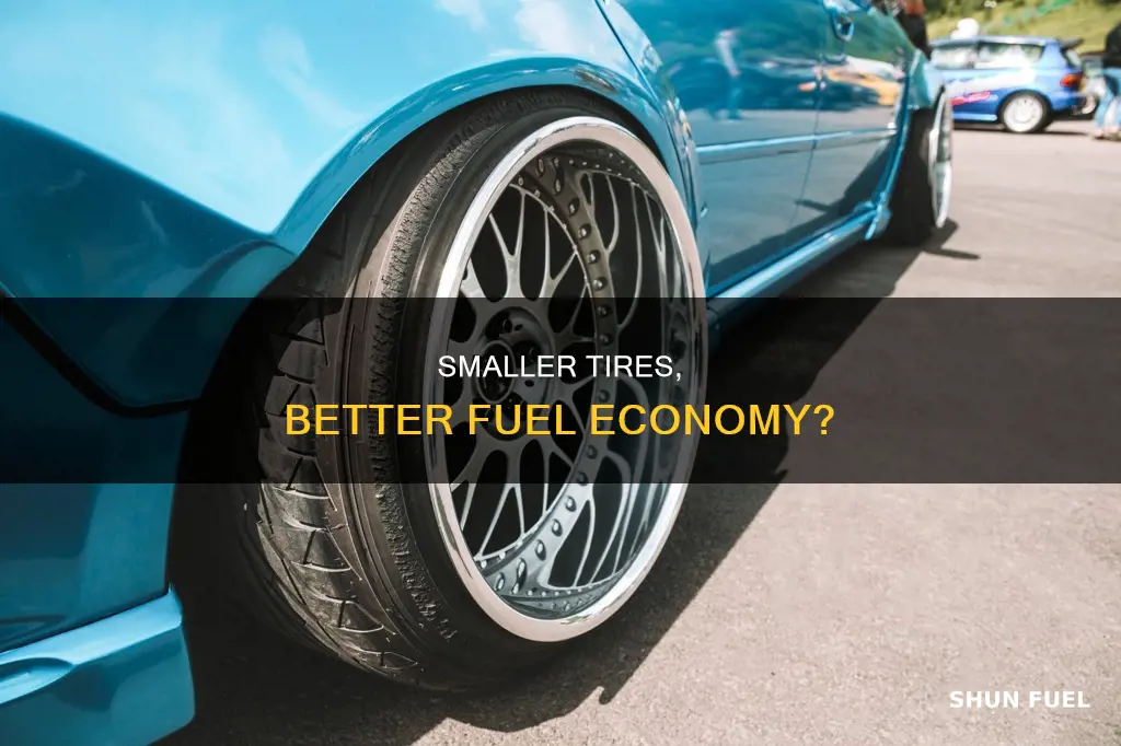 does having smaller tires on your diesel improve fuel economy