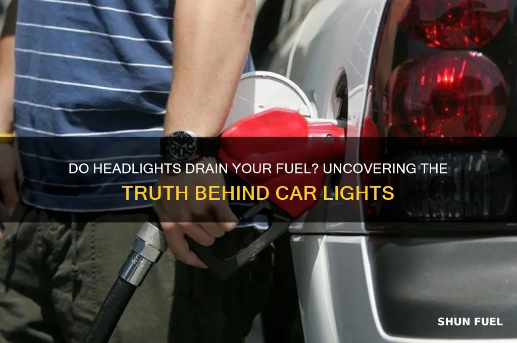 does headlights consume fuel