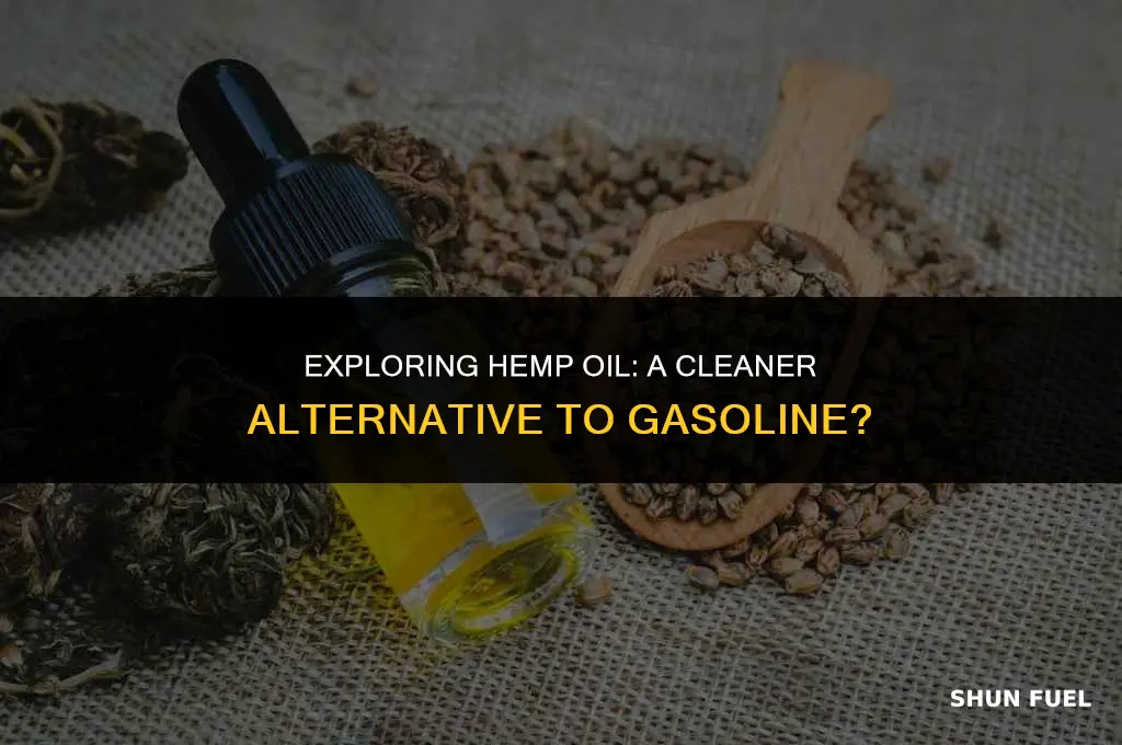 does hemp oil have a cleaner burn than gasoline