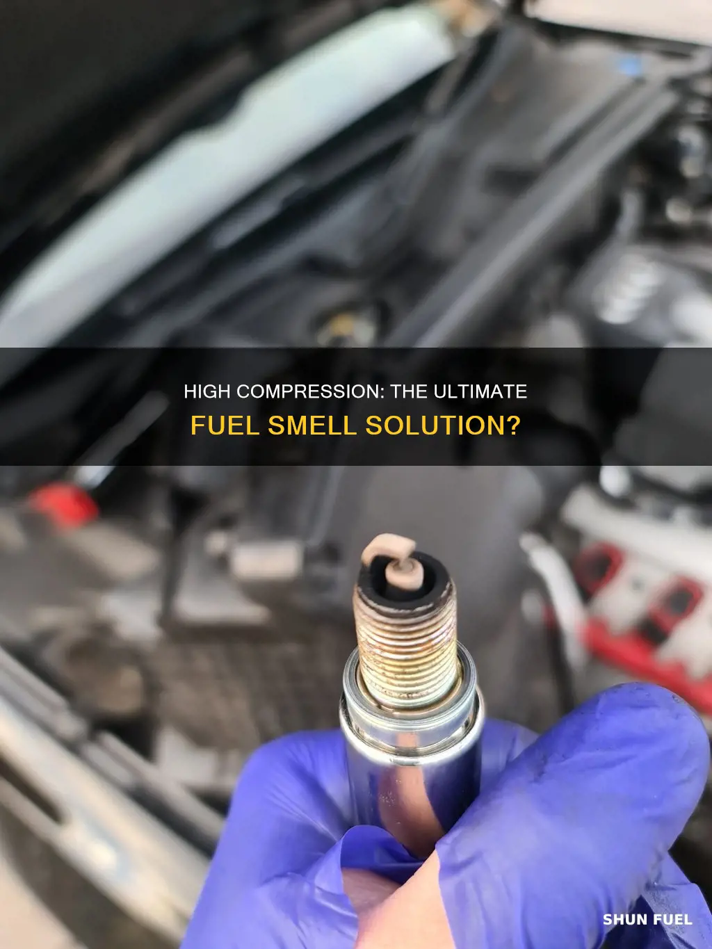 does high compression take care of fuel smell in cars