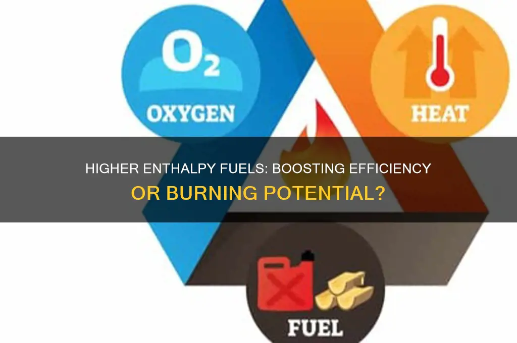does higher enthalpy fuel efficency