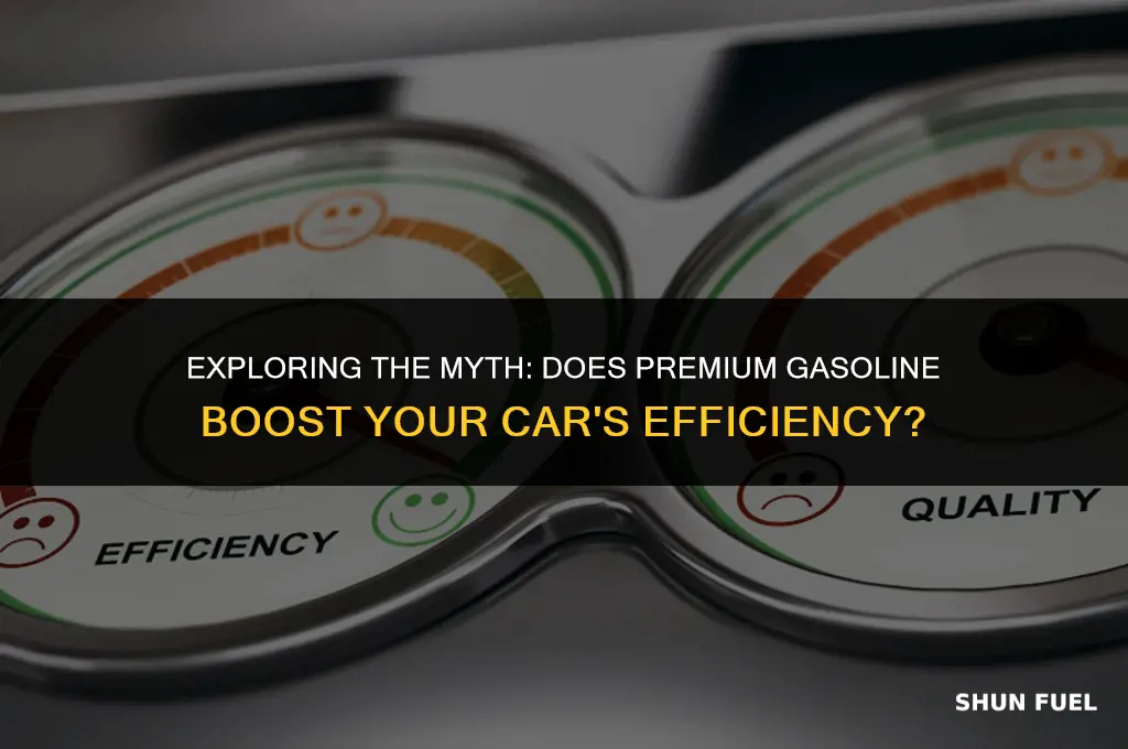 does higher octane gasoline give you better gas mileage