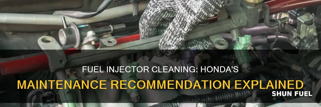 does honda recommended fuel injector cleaning