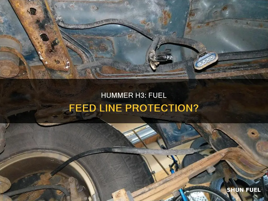 does hummer h3 have protective fuel feed line