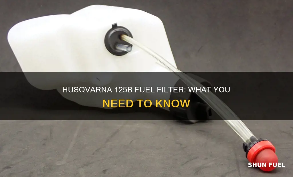 does husqvarna 125b have fuel filter