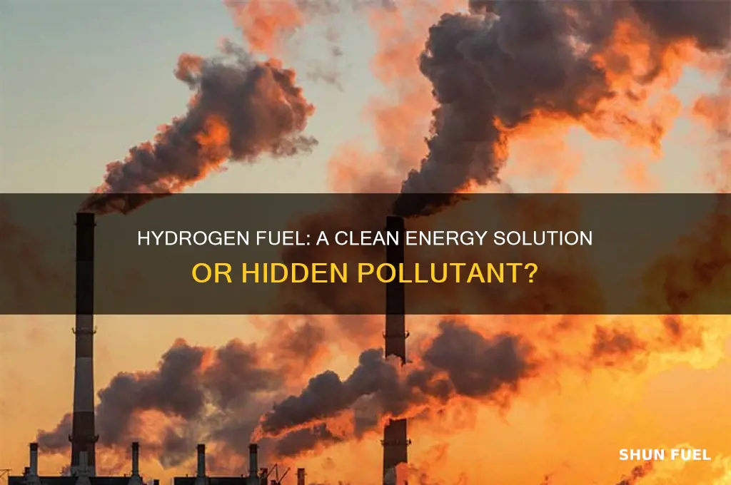 does hydrogen fuel cause pollution