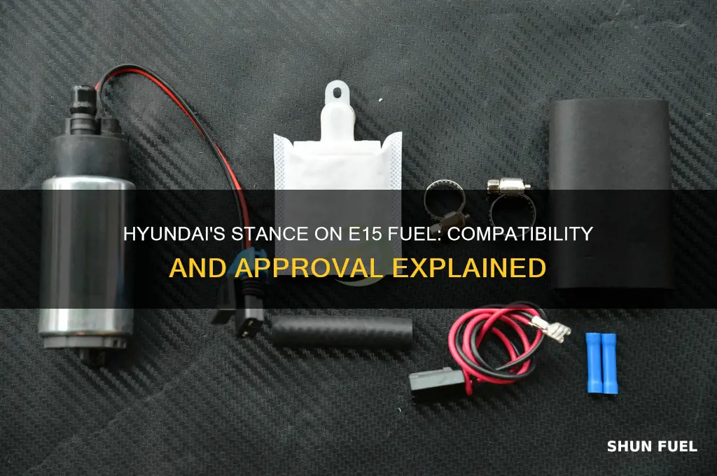 does hyundai approve e15 fuel