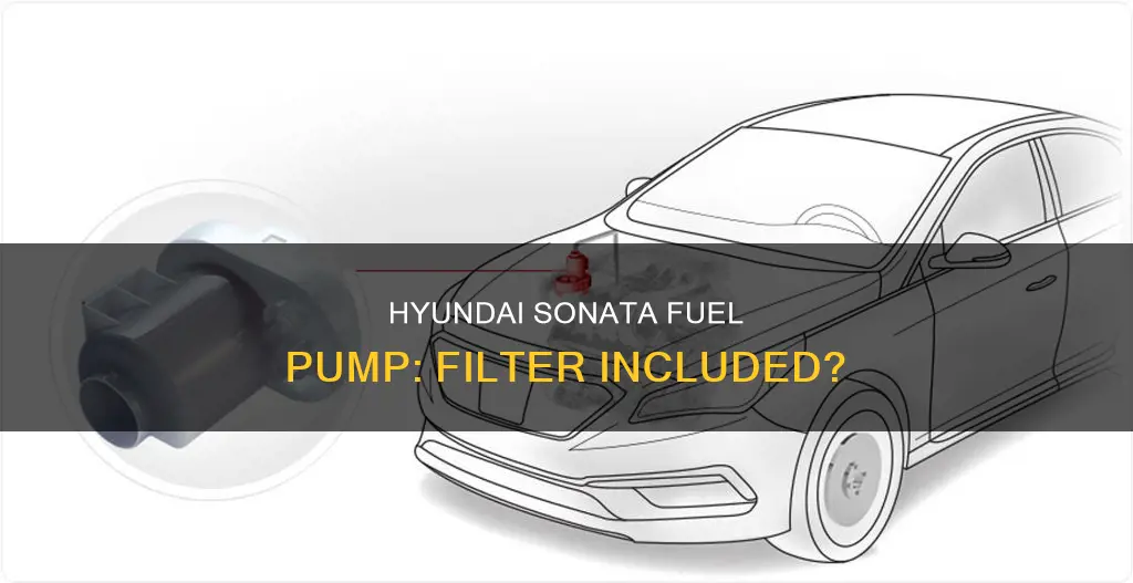 does hyundai sonata fuel pump come with filter