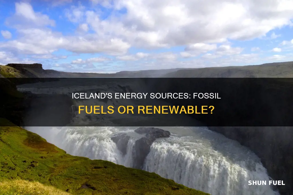 does iceland use fossil fuels