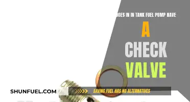 Fuel Pump Check Valves: What You Need to Know