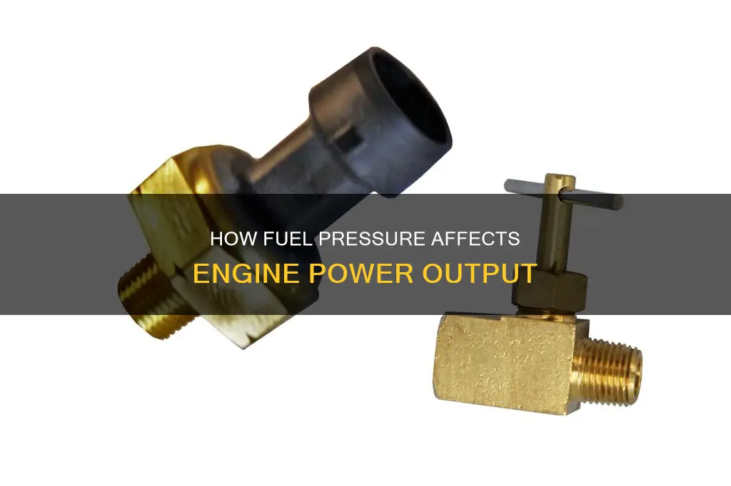 does increasing fuel pressure increase power