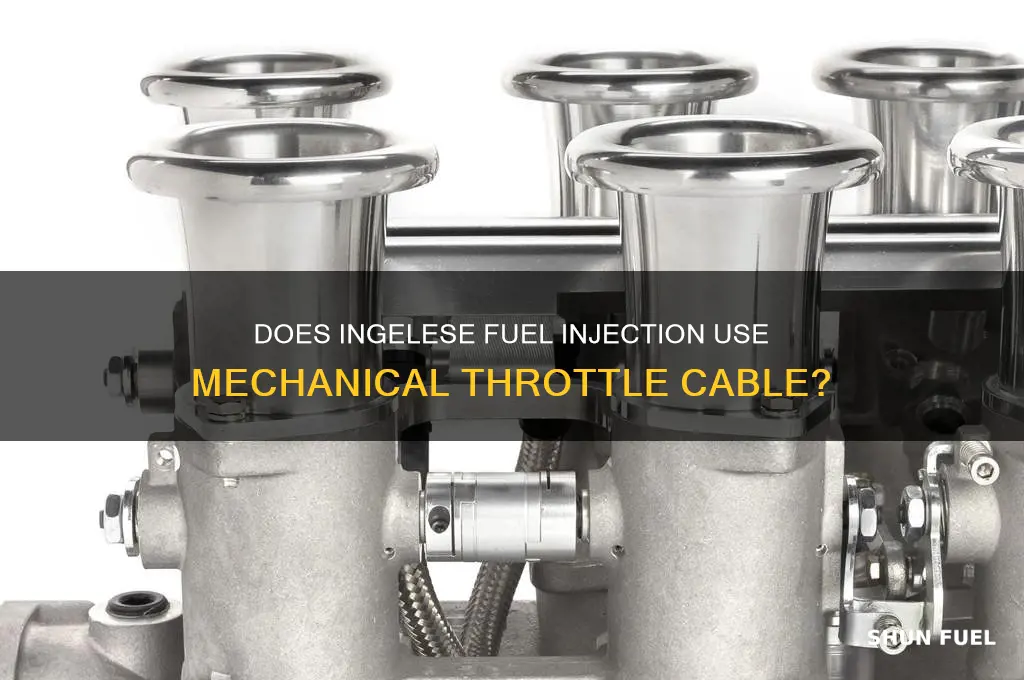 does ingelese fuel injection use mecahnical throttle cable