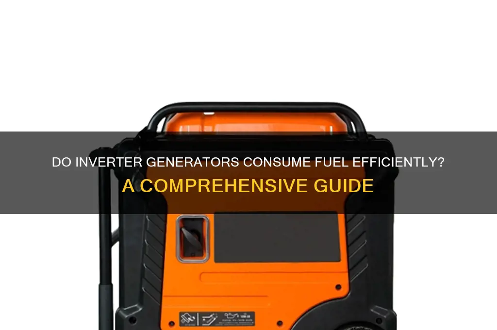 does inverter generator use fuel