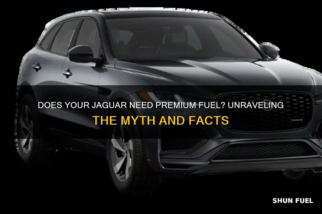 does jaguarscars require premium fuel