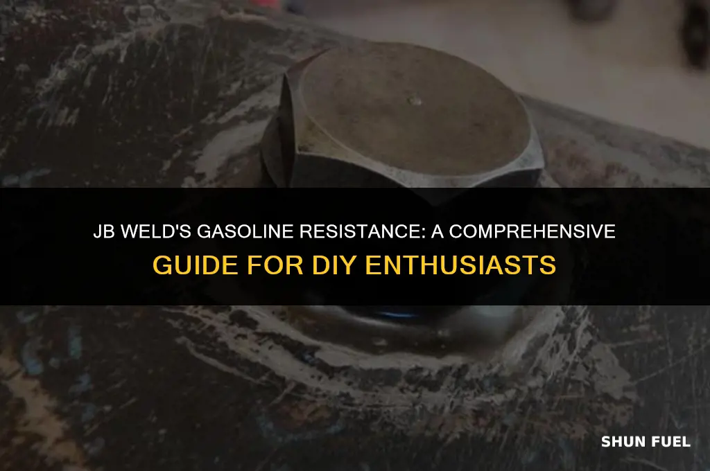 does jb weld resist gasoline