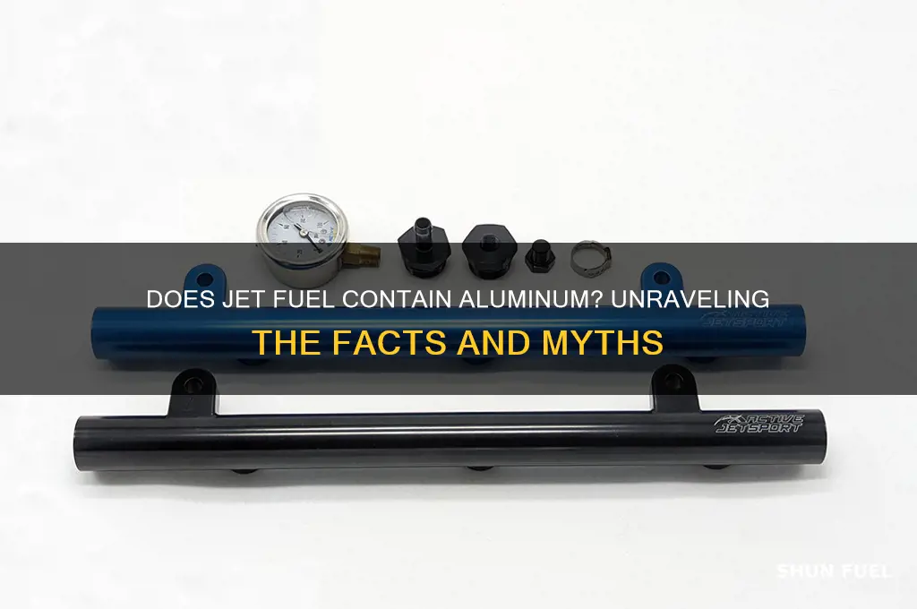does jet fuel contain aluminum