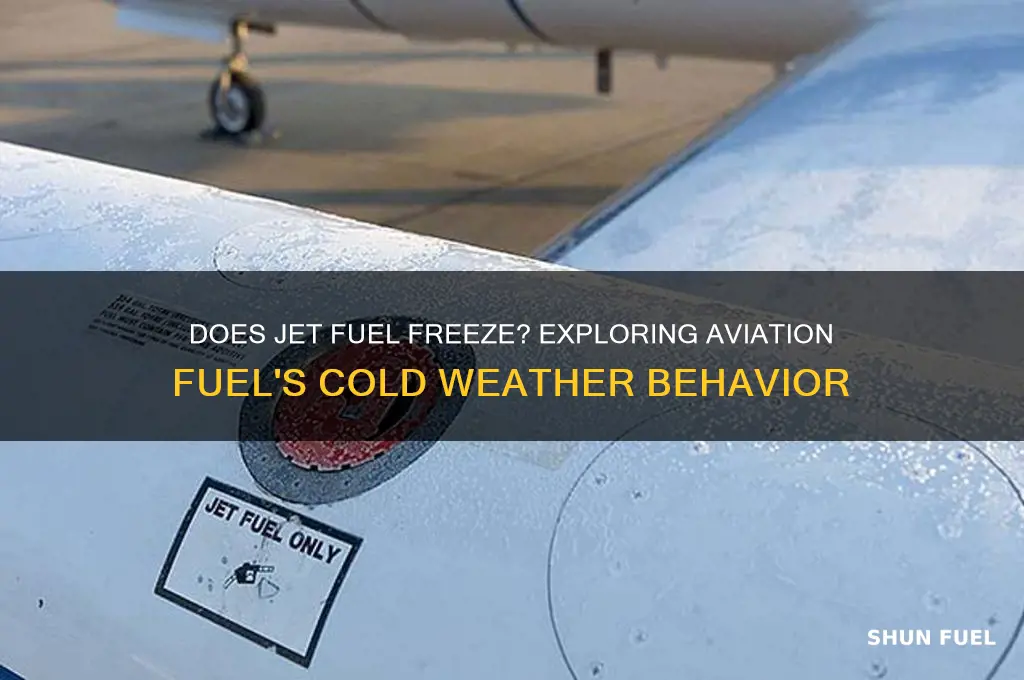 does jet fuel freeze