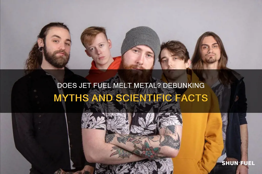 does jet fuel melt metal