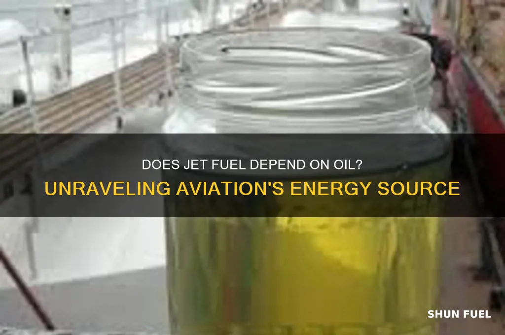 does jet fuel use oil