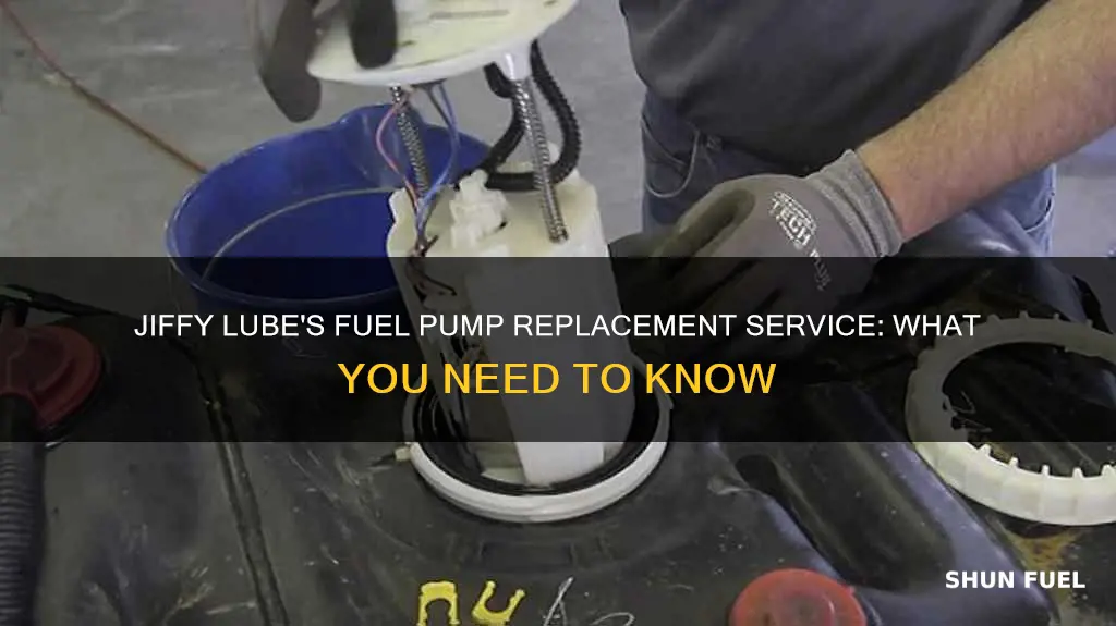 does jiffy lube replace fuel pumps