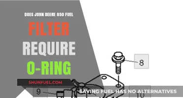 John Deere 950 Fuel Filter: O-Ring Installation