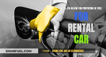 Prepaying for Fuel: JTR's Rental Car Policy