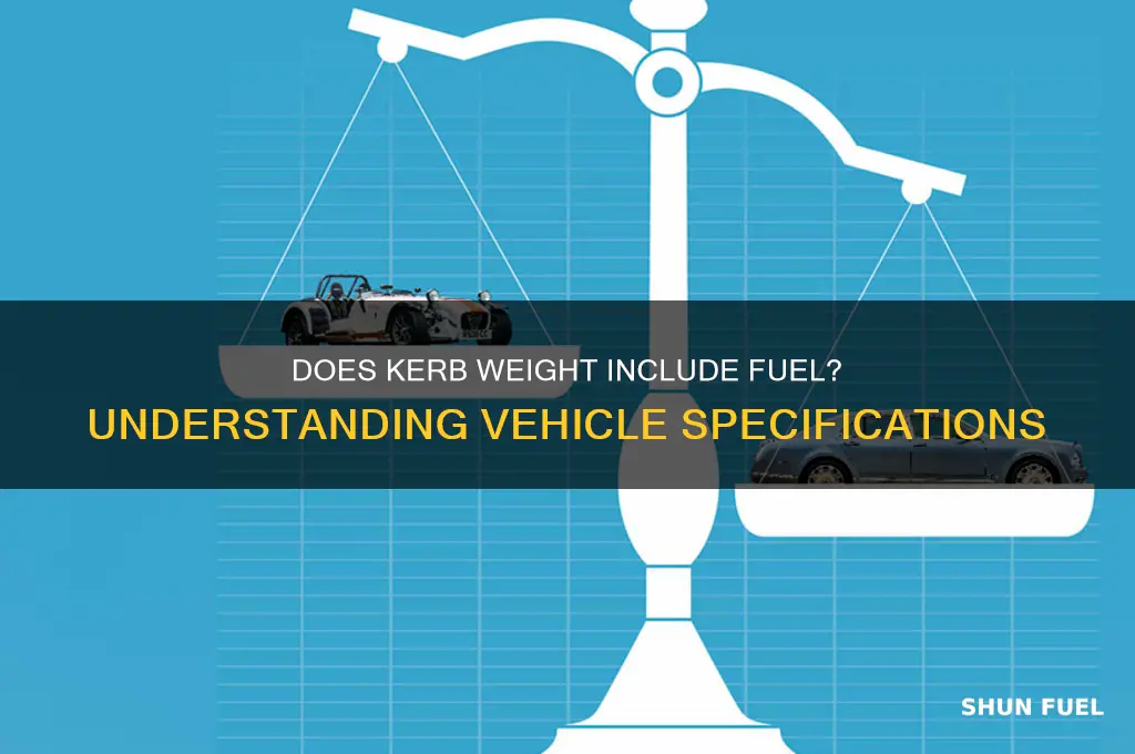 does kerb weight include fuel