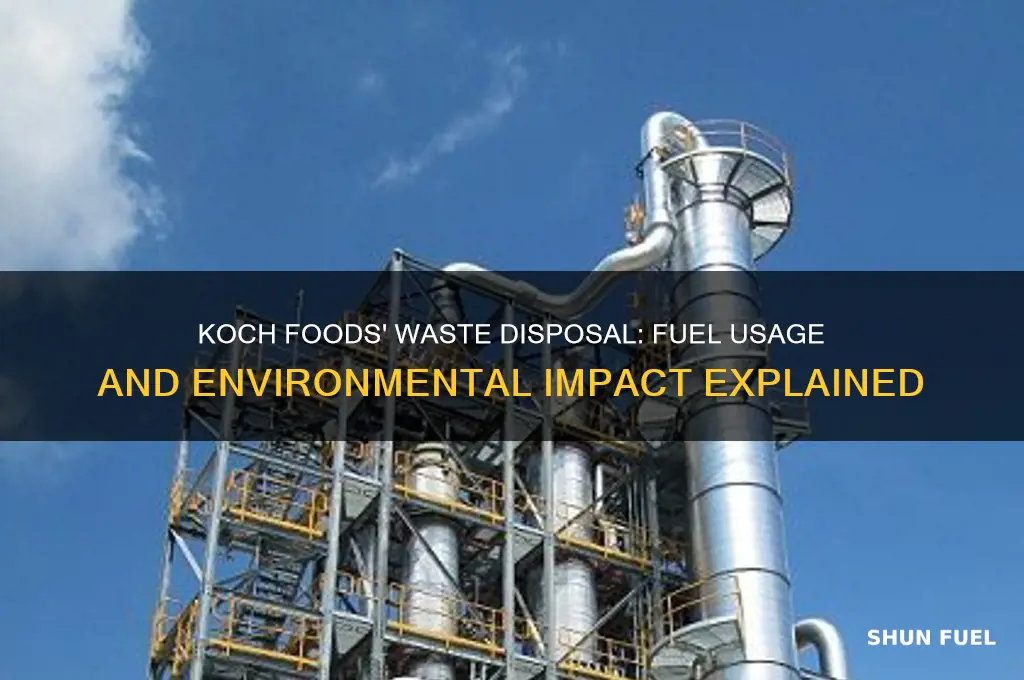 does koch foods use fuel to get rid of waste