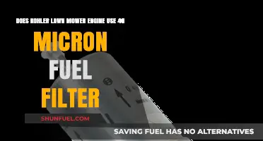 Kohler Lawn Mower Engines: What Fuel Filter Size Do They Need?