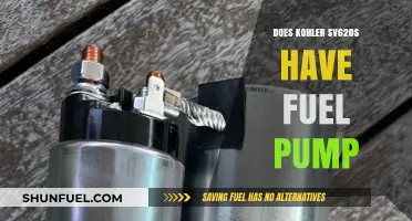 Kohler SV620S Fuel Pump: Does It Come Standard?