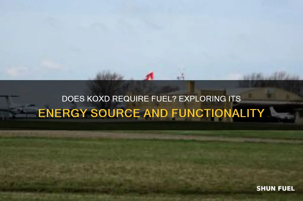 does koxd have fuel