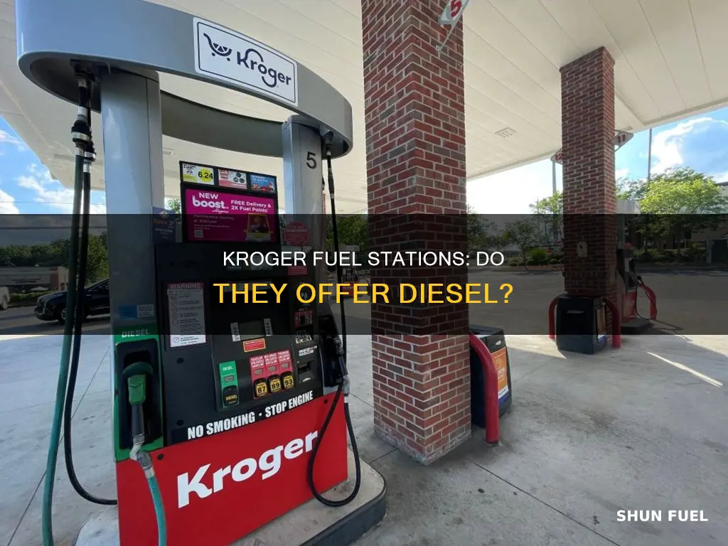does kroger fuel station have diesel fuel