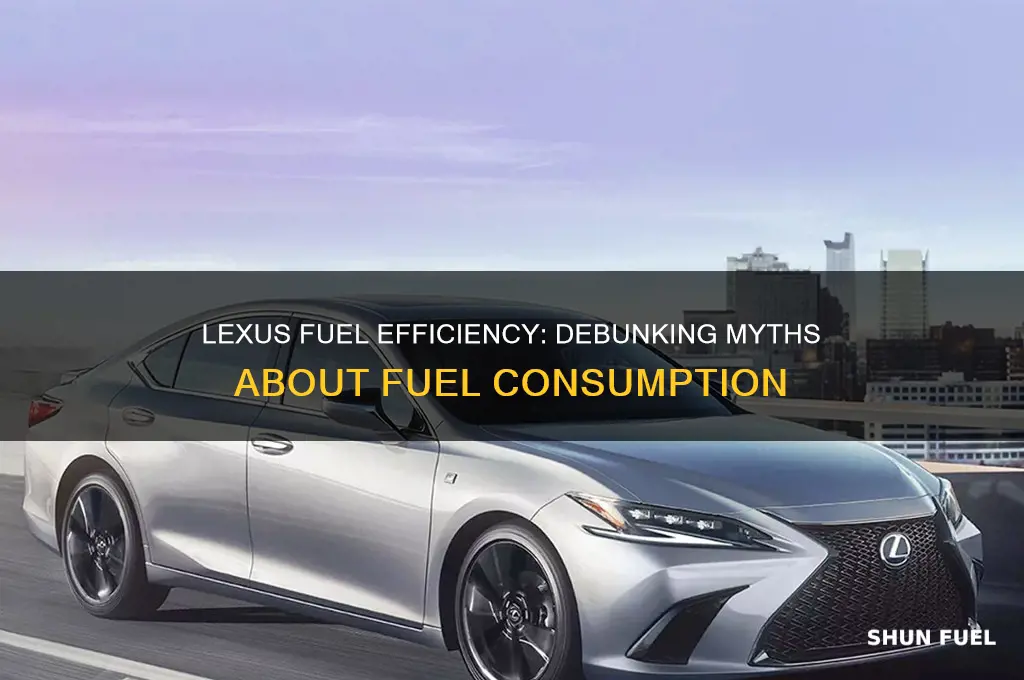 does lexus consume fuel