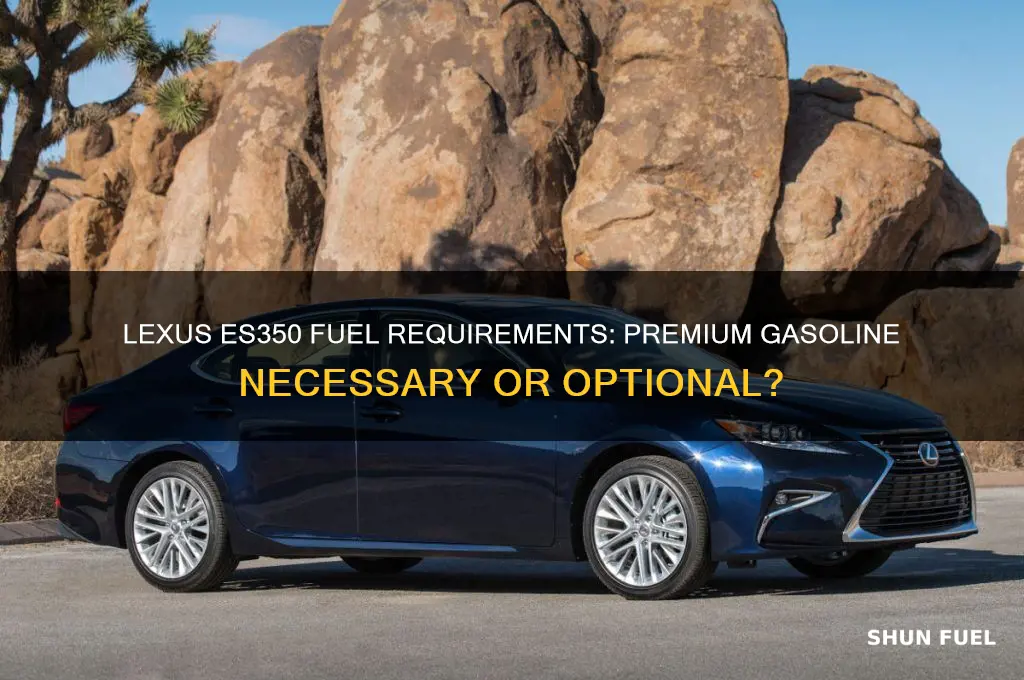 does lexus es350 use premium fuel