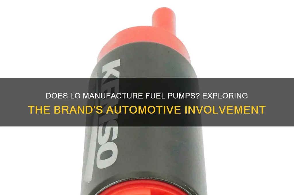 does lg make fuel pumps