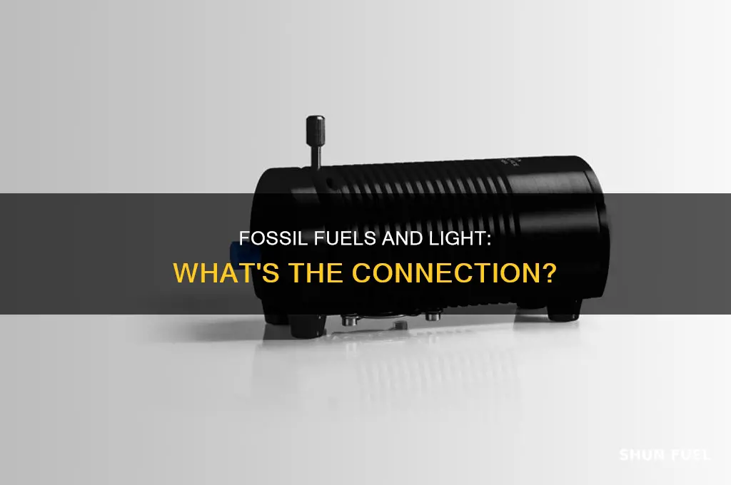 does light run on fossil fuels