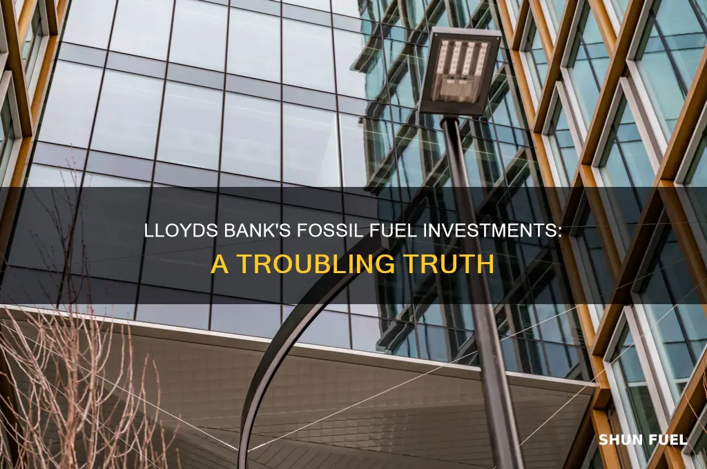 does lloyds bank invest in fossil fuels