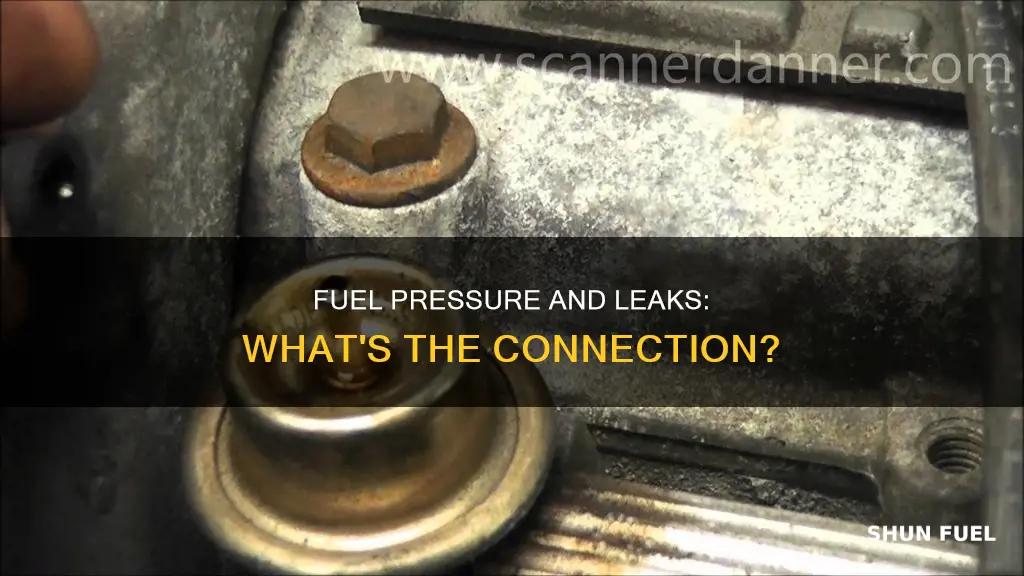 does low fuel pressure mean a fuel leak