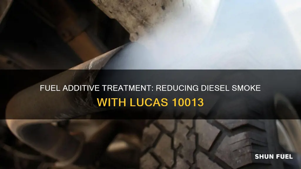 does lucas 10013 fuel additive treatment reduce diesel smoke
