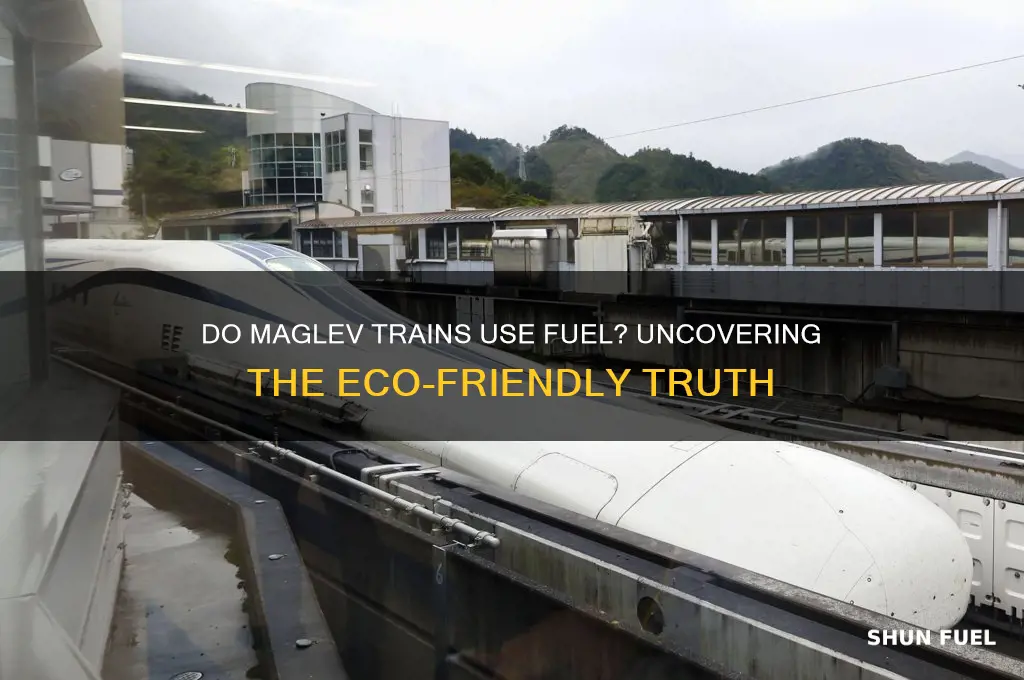 does maglev train use fuel