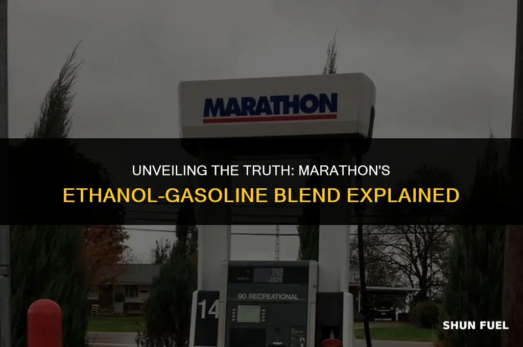 does marathon add ethanol to gasoline
