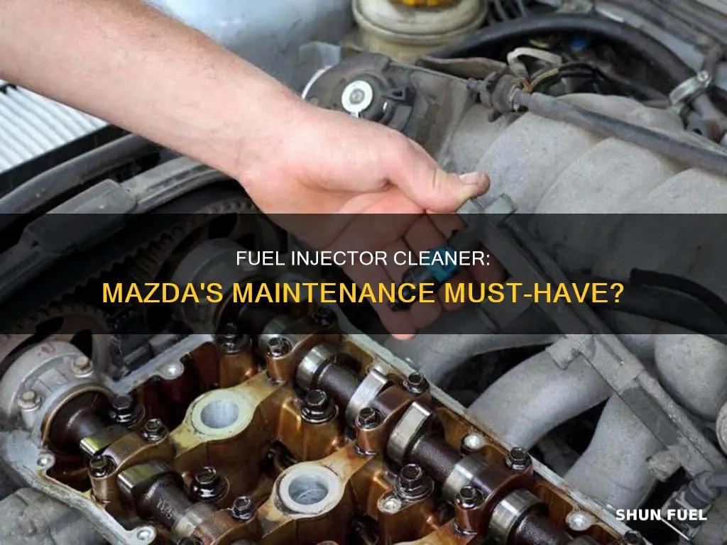 does mazda recommend fuel injector cleaner